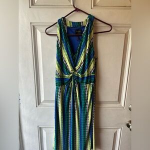 Laundry by Shelli Segal Blue and Teal Dress